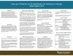 Fear as a Predictor of Life Satisfaction for Retirees in Canada by Satoko Nguyen
