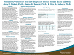 Reliability/Validity of the Self-Stigma of Mental Illness Scale (SSMIS)