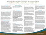 The Online Faculty Work Environment: An Exploratory Study by Lee Stadtlander, Amy Sickel, and Martha Giles