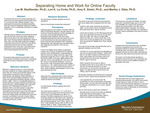 Separating Home and Work for Online Faculty by Lee Stadtlander, Lori LaCivita, Amy Sickel, and Martha Giles