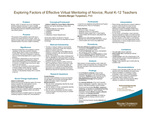 Exploring Factors of Effective Virtual Mentoring of Novice, Rural K-12 Teachers