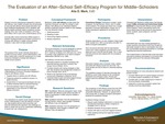 The Evaluation of an After-School Self-Efficacy Program for Middle- Schoolers by Atia D. Mark